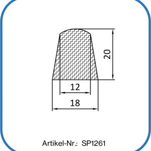 Silikon Schwalbenschwanzdichtung