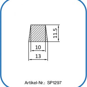 Fugenprofil aus Silikon