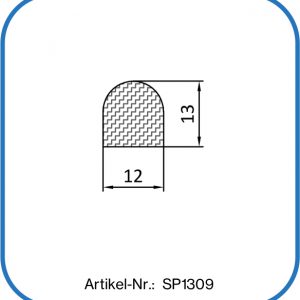 Silikonprofil in halbrund, 60° Shore A, Einsatz als Futtermitteldichtung