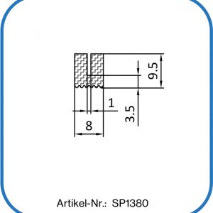 U-Sonderdichtung mit Dichtfunktion. Temperaturbeständig bis +250°C. In vielen Farben herstellbar.